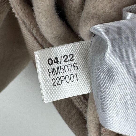 Reebok x Cardi B Crop Top Sweatshirt Sweater Women Large Beige Cotton Blend - Picture 8 of 10